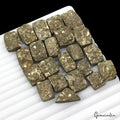 620 Ct Natural Untreated Gold Pyrite Uncut Druzy Raw Rough Loose Gems Lot 22 Pcs