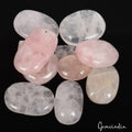 840 Cts/10 Pcs Natural Untreated Pink Rose Quartz Mix Cab Loose Gems For Jewelry