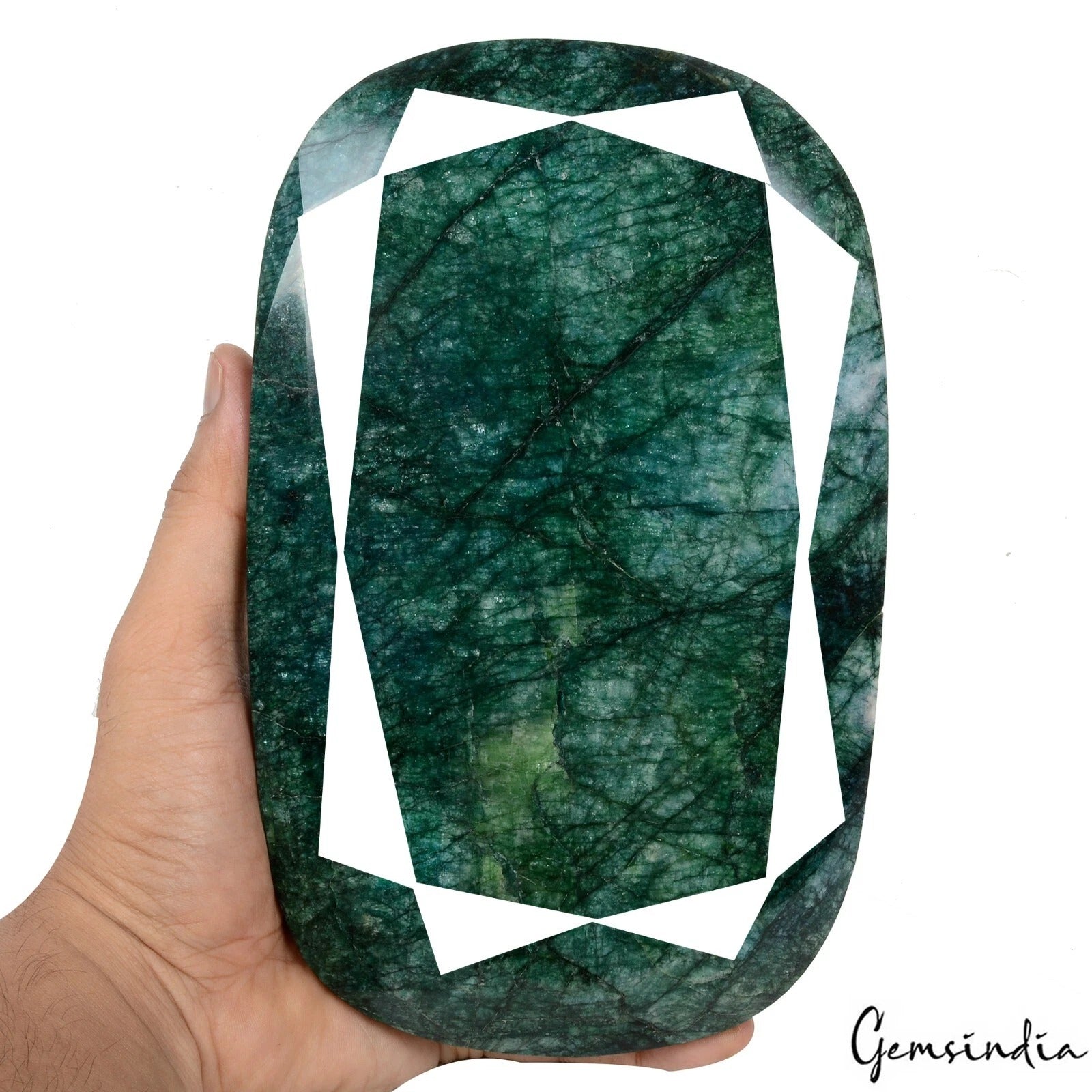 2.5 Kilo Natural Brazilian Green Emerald Oval Cut Huge Size Earth Mined Huge Gem