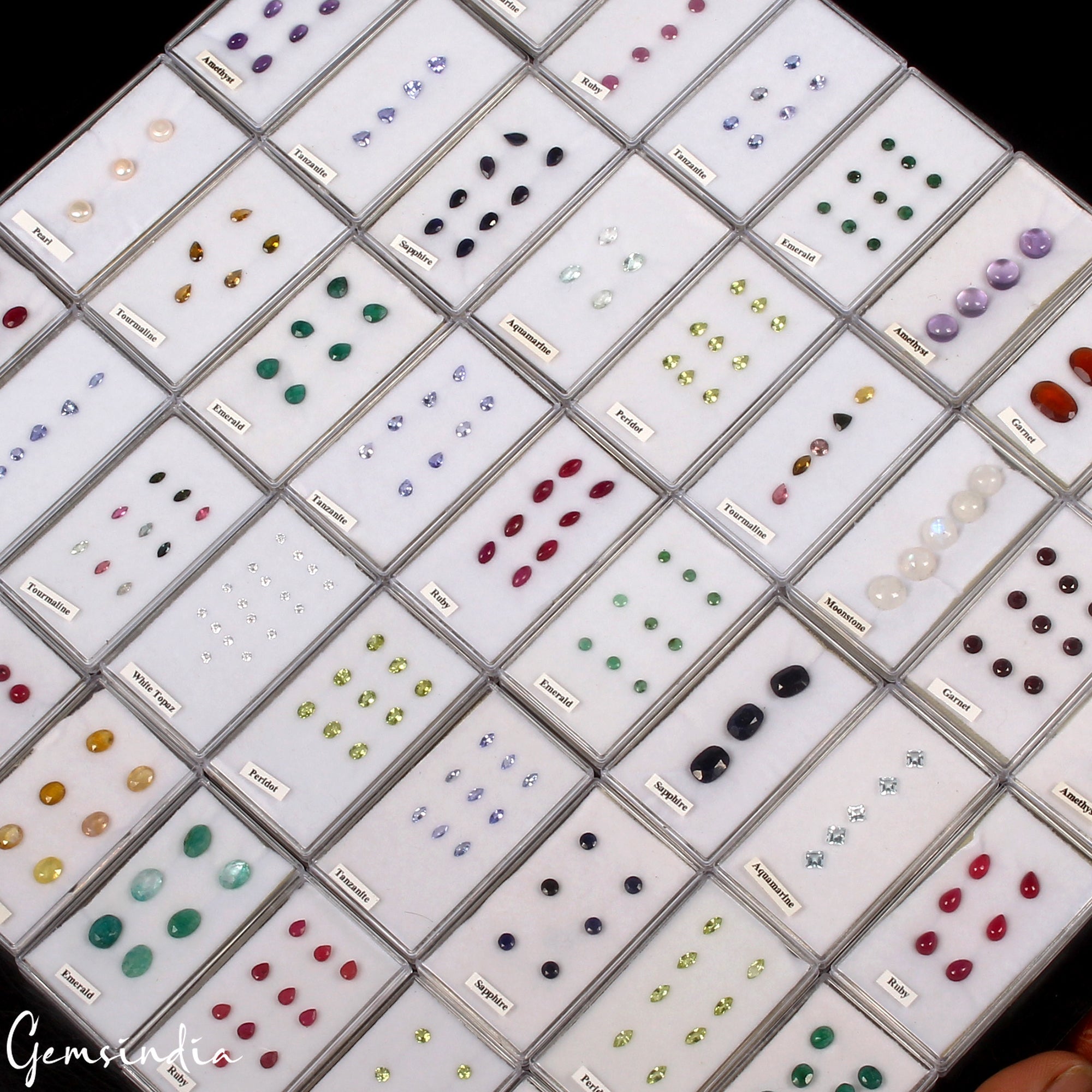 307Pcs Estate Genuine Semi Precious Loose Mix Cut Multi Gemstones Lot Collection