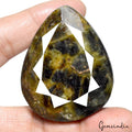 Certified 600 Cts Natural Brown Black Sapphire Untreated Pear cut Huge Loose Gem