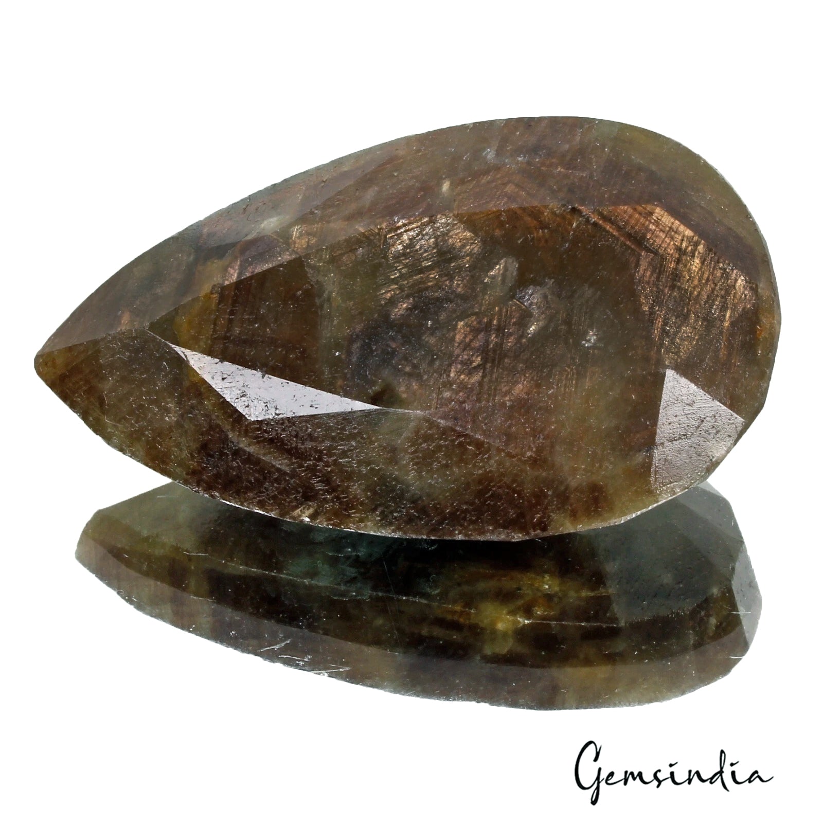 Sapphire Loose Gemstone, Untreated, Brown — 56 x 33 x 17mm, 295.00 Ct, Madagascar