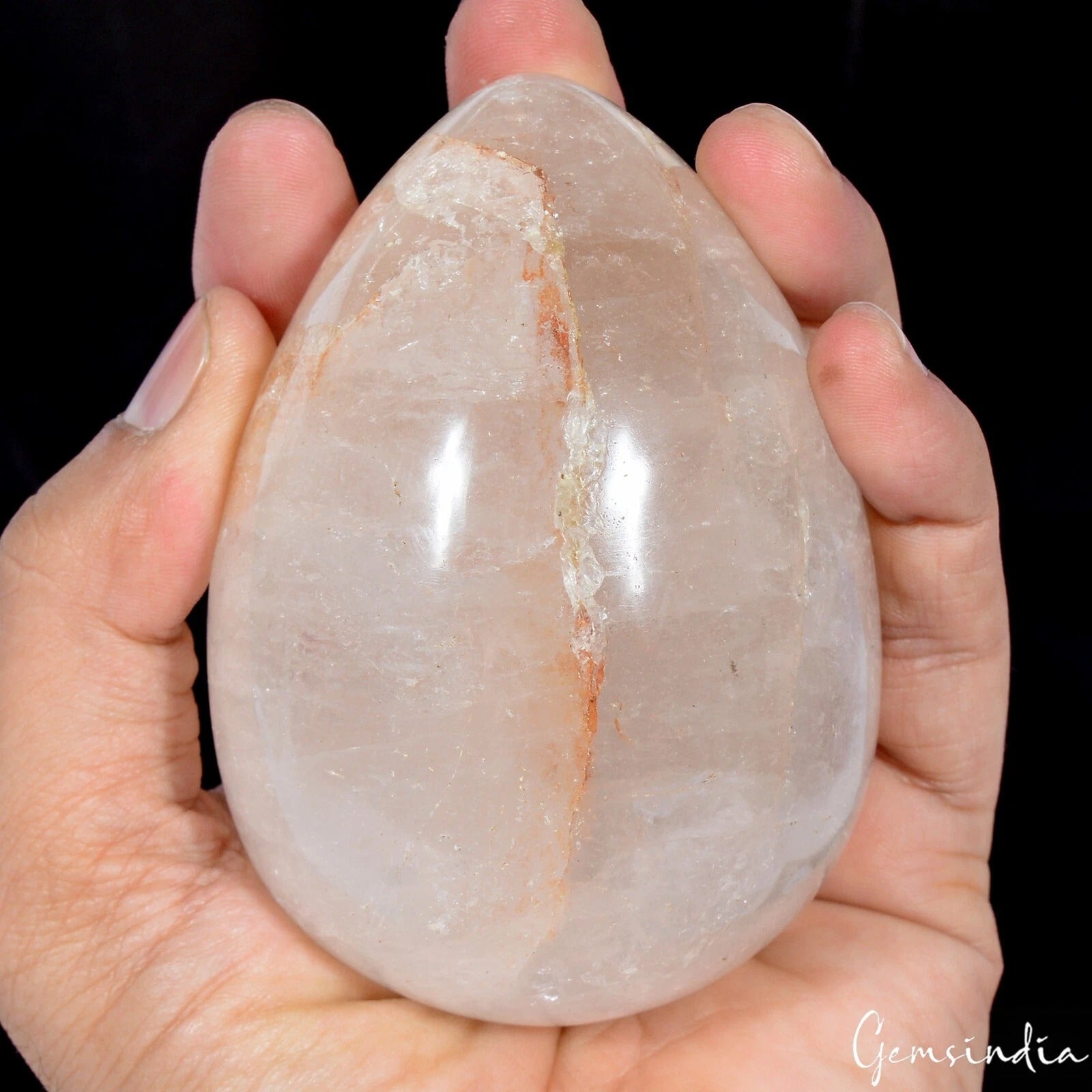 Quartz Sphere, Untreated, White — 94x66mm, 2890 Ct, Madagascar