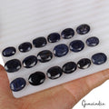 243.00 Ct Natural Blue Sapphire Oval Faceted Loose Wholesale Gemstone Lot 18Pcs