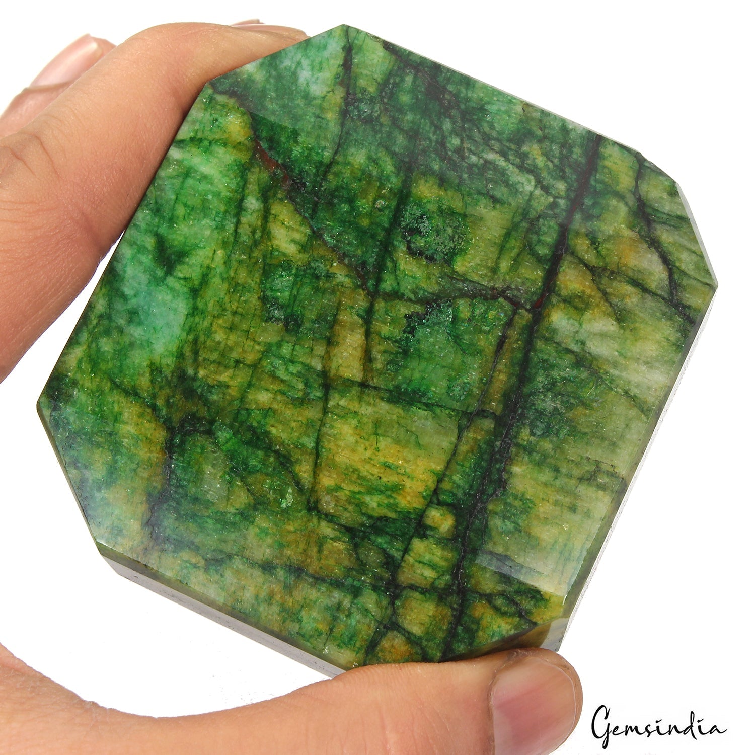 2000 Cts Natural Green Emerald Octagon Cut Loose Earth mined Gemstone, Brazil