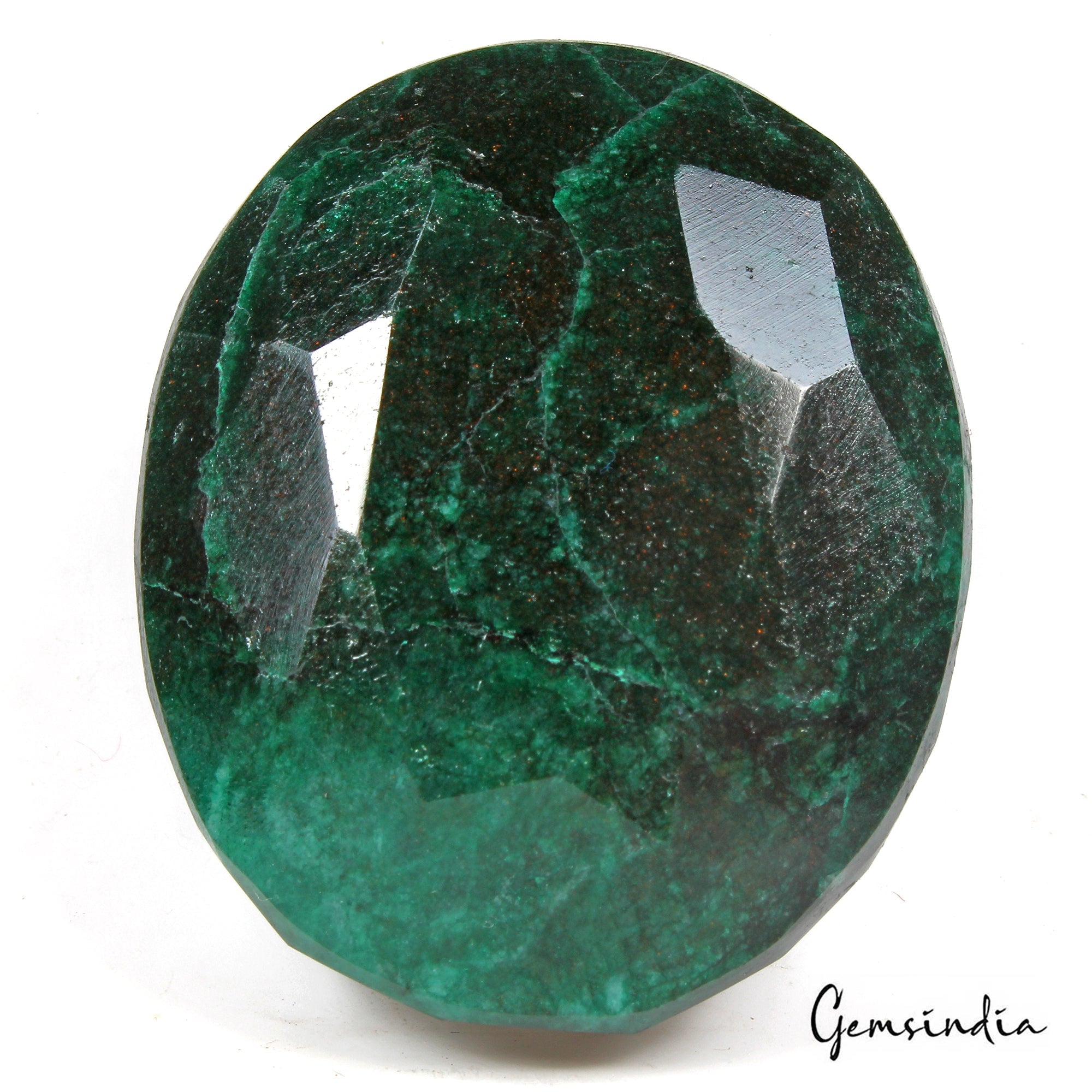 450 Cts Natural Green Brazilian Emerald Oval Faceted Earth Mined Huge Size Gems
