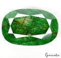 Emerald Loose Gemstone, Color Enhanced, Green — 105x68x40 mm, 2460 Ct, Brazil