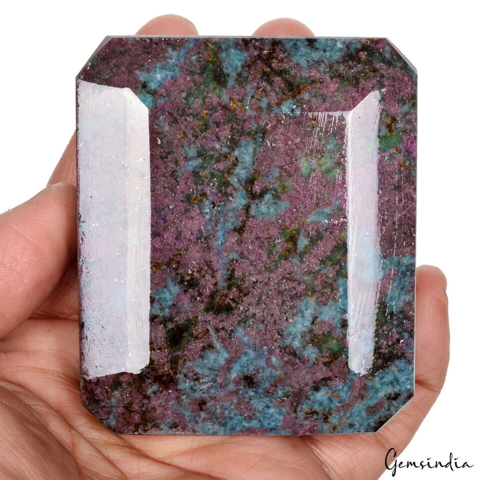 Ruby Kyanite Loose Gemstone, Untreated — 3.2x2.75x1.25 inch, 2400 Ct (0.48 Kg), Madagascar