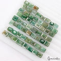 60 Pcs Natural Green Emerald Mixed Cut Loose 7-10mm Gemstones, Brazil ~120.20 Ct