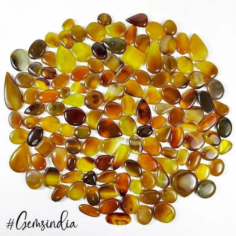 Onyx Cabochon, Oval Pear Square Cabochon, Untreated — 18mm to 56mm, 4840 Ct, Madagascar