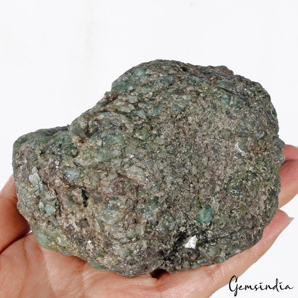3560 Ct Natural Brazilian Green Emerald Raw Rough Rock Crystal Minerals Huge Gem