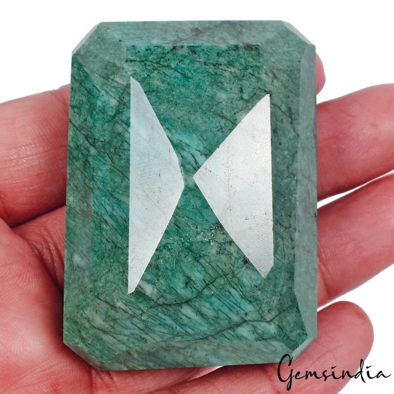 Natural Zambian Emerald Octagon Cut Earth Mined Huge Size 690 Ct Loose Gemstone