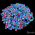 1000 Cts/260 Pcs Natural Multi Color Druzy Onyx Agate Round Cab Loose Gems Lot