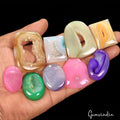 Onyx Lot, Cabochon, Untreated — 9 Pieces, 31mm to 52mm, 650 Ct, Madagascar