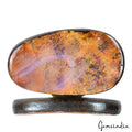 129 Ct Natural Untreated Australian Boulder Opal Fancy Cab Loose Gem For Pendant