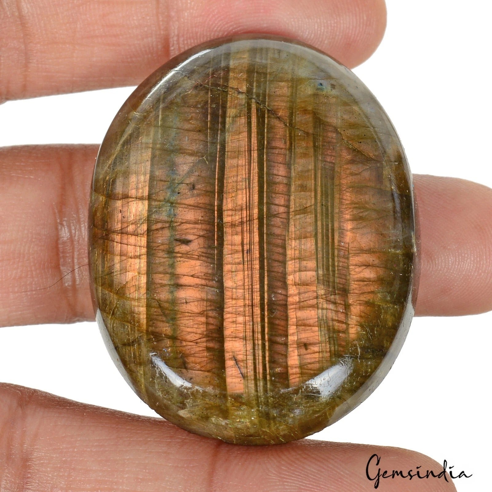 162.60 Ct Natural Untreated Labradorite Oval Cabochon Gems For Making Jewelry