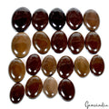 20 Pcs Natural Untreated Brown Smoky Quartz Oval Cabochon 12-15mm Loose Jewelry