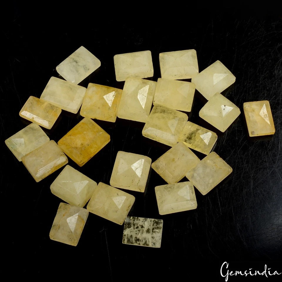 Beryl Lot, Loose Gemstone, Yellow — 23 Pieces, 14mm to 19mm, 300 Ct, Brazil