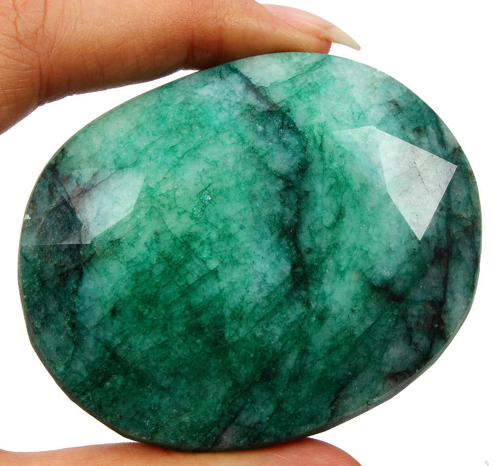 800 Cts Natural Green Emerald Oval Cut Earth mined Huge Size Loose Gemstone