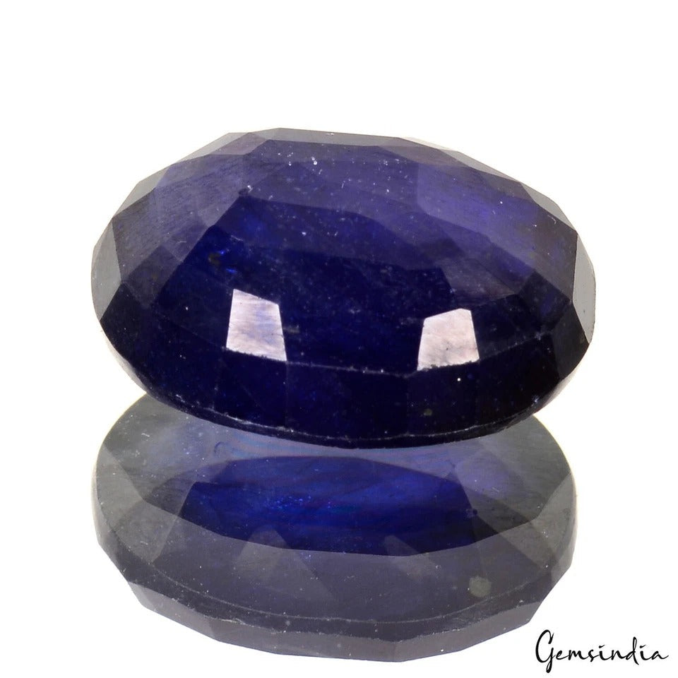 IGL&I Certified 17 Cts Natural Blue Ceylon Sapphire Oval Cut loose Gem For Ring