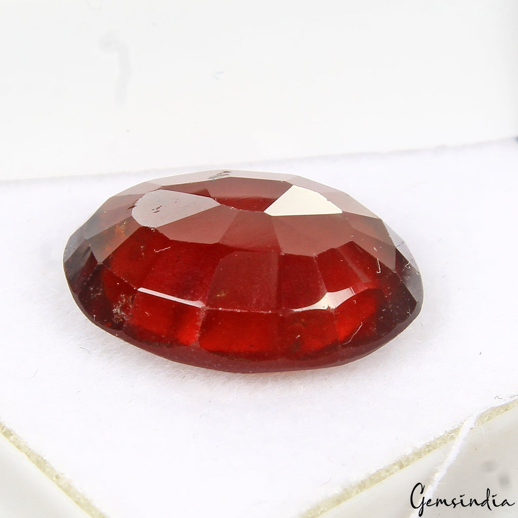 AAA Grade 5.90Ct Natural Hessonite Garnet Oval Cut IGL&I Certified Huge Gemstone