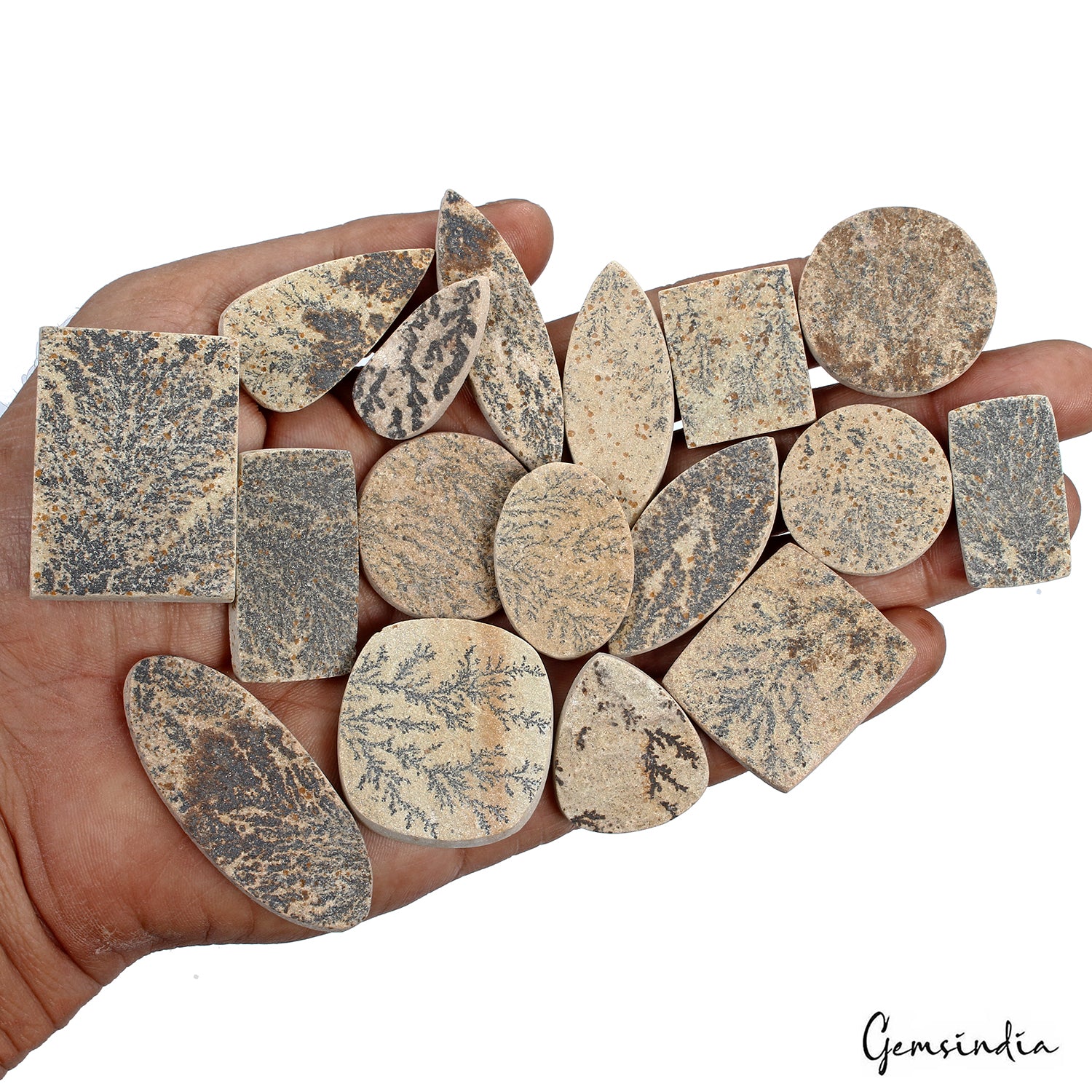 Psilomelane Lot, Loose Gemstone, Untreated — 17 Pieces, 25mm to 50mm, 480 Ct