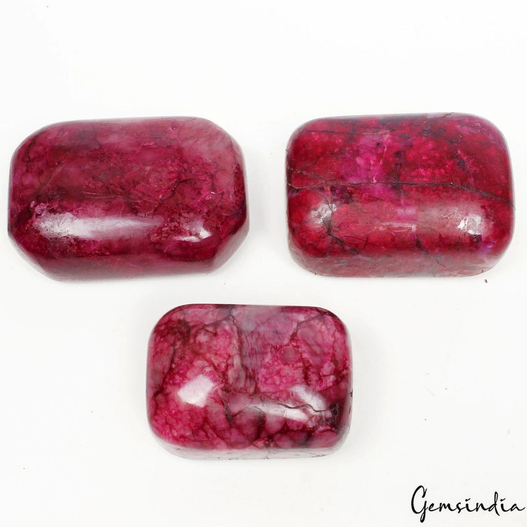 2400 Cts Natural Pink Red Ruby Cushion Cabochon Loose Earth mined Huge Gemstone