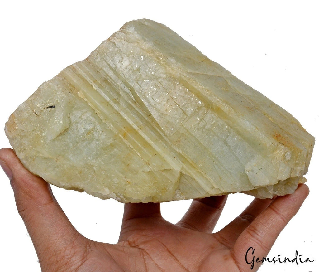 1.62 Kg Natural Beryl Aquamarine Crystal Uncut Rough Raw Specimen Rock Gem~6.75"
