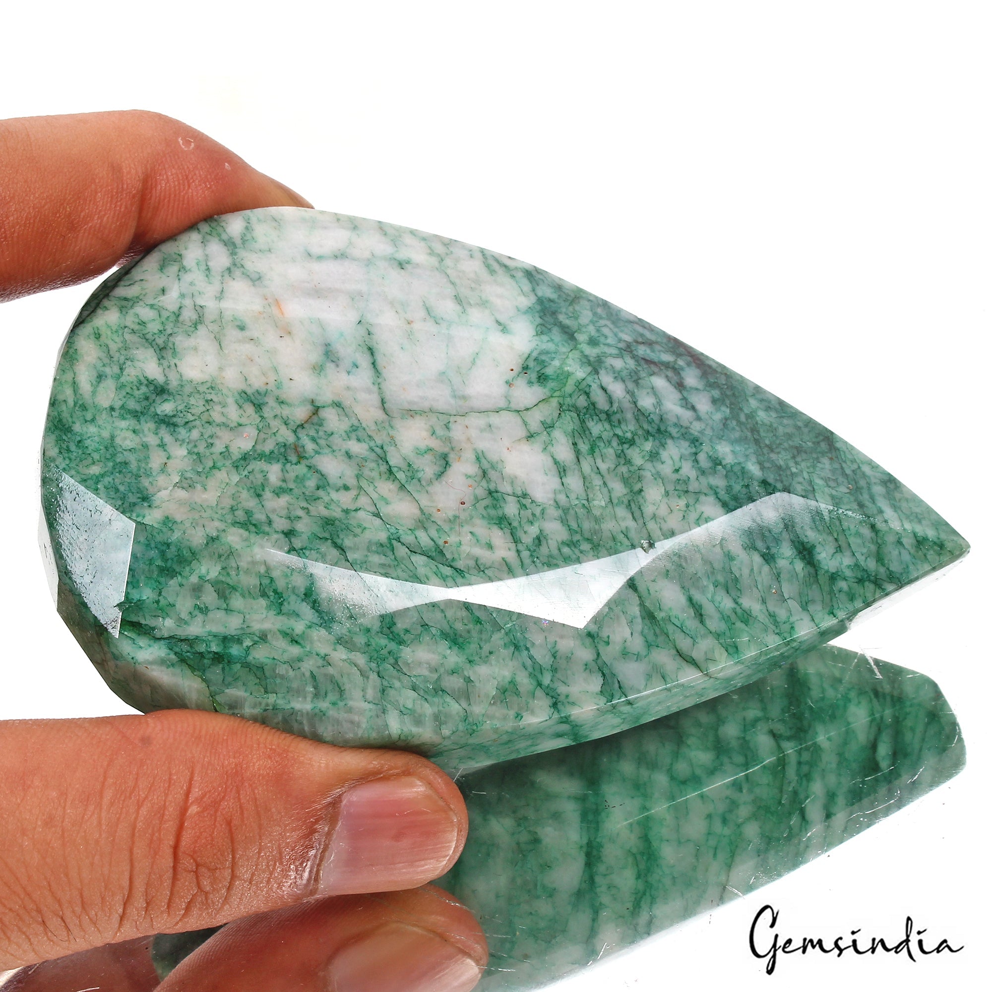 1250 Cts Natural Brazilian Green Emerald Pear Faceted Earth Mined Loose Huge Gem