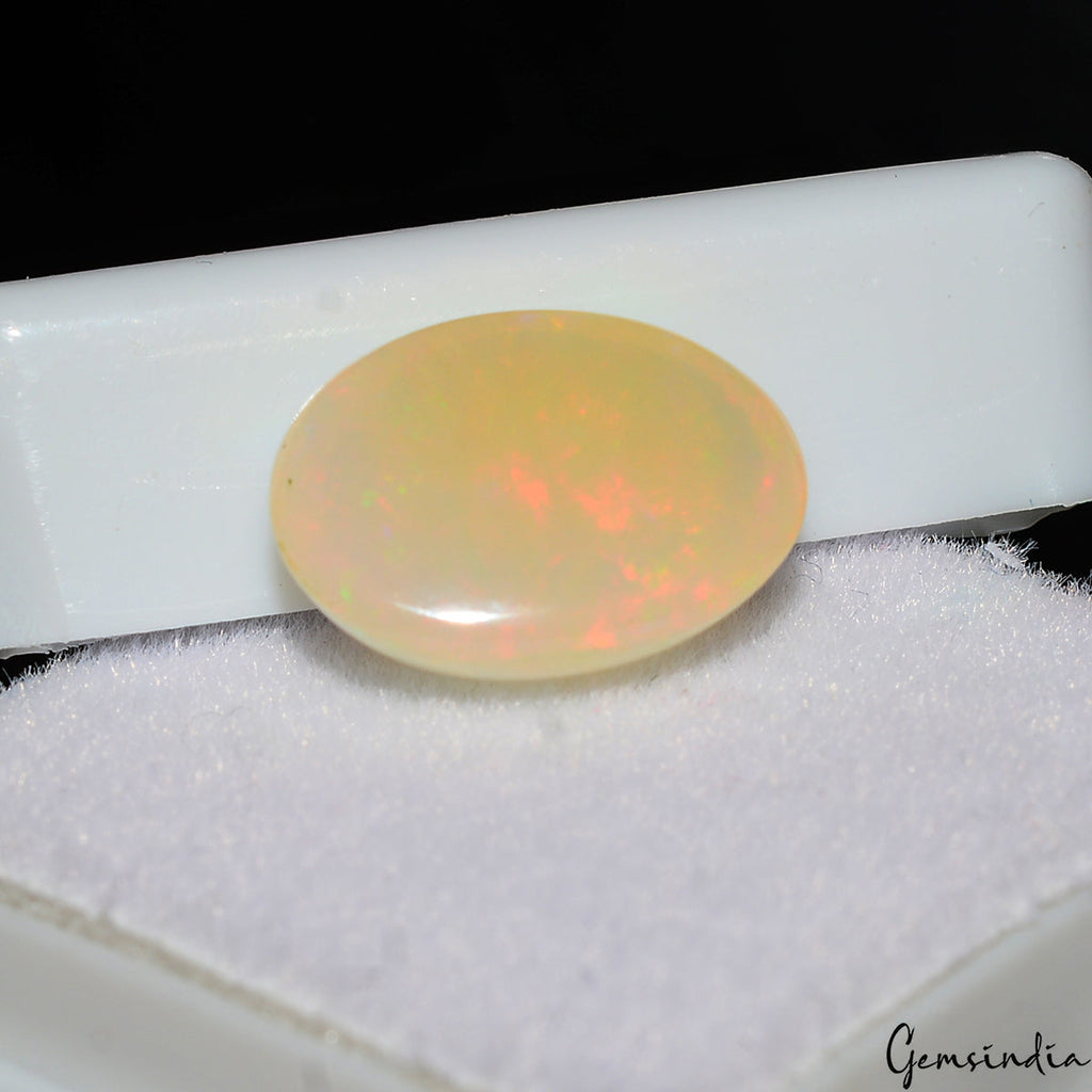 2.90 Ct Hardy STRONG! Natural Huge Yellow &Rainbow Color Sparkling Opal Ethiopia