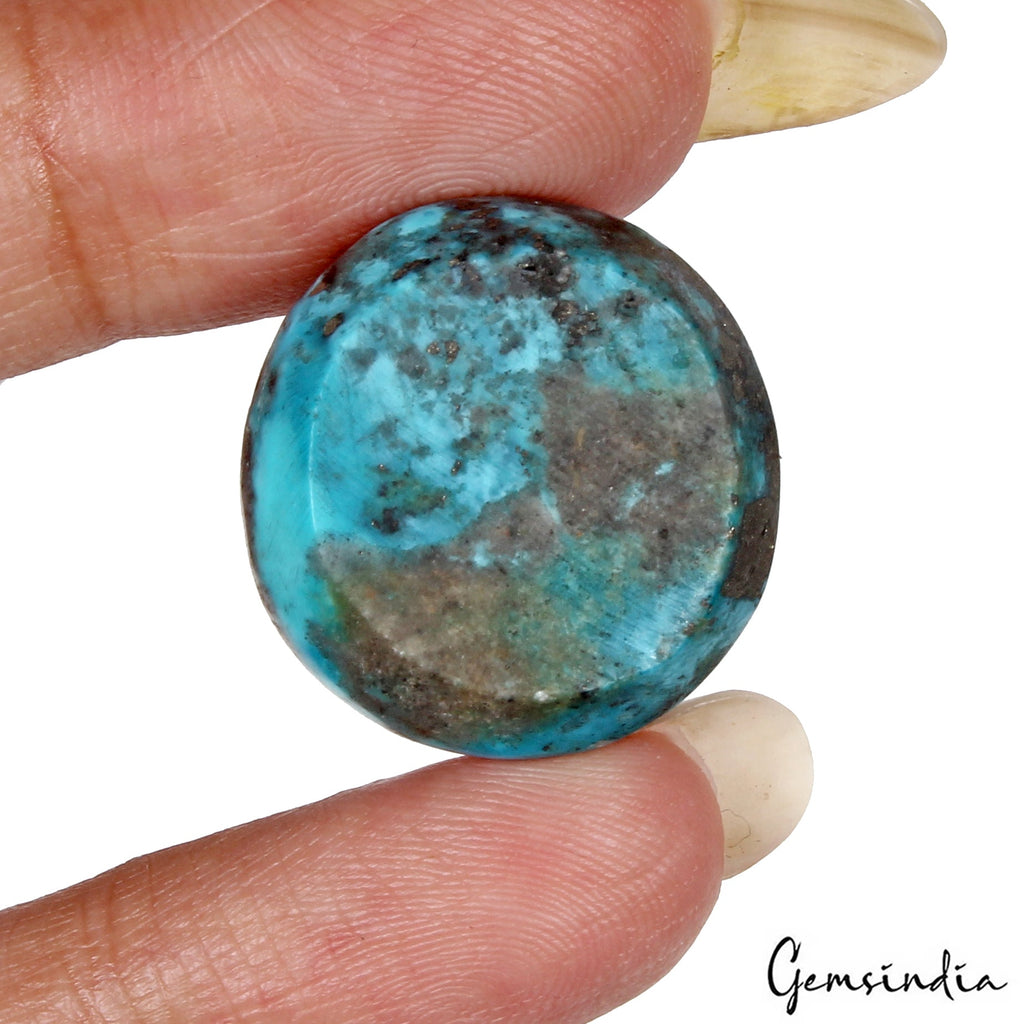 41.95 Ct Certified Natural Iranian Turquoise Rare Top Quality Untreated Gemstone