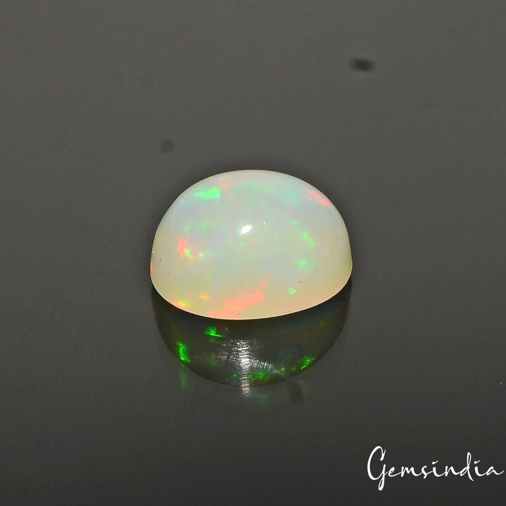 Certified 1.70 Ct Natural Untreated Ethiopian Multi-Shine Opal Oval Gem For Ring