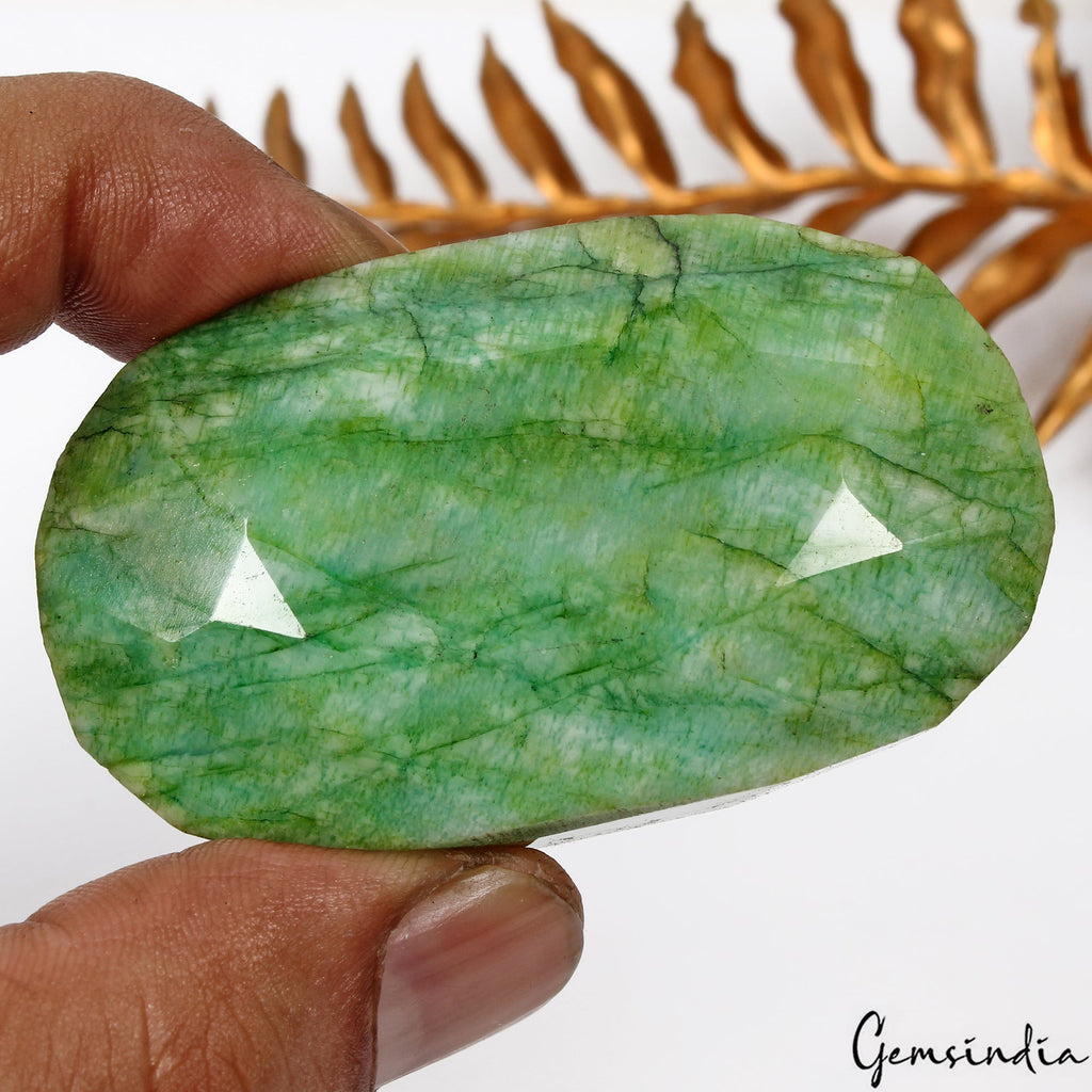 Certified 500 Cts Natural Finest Green Brazilian Emerald Oval Cut Loose Gemstone