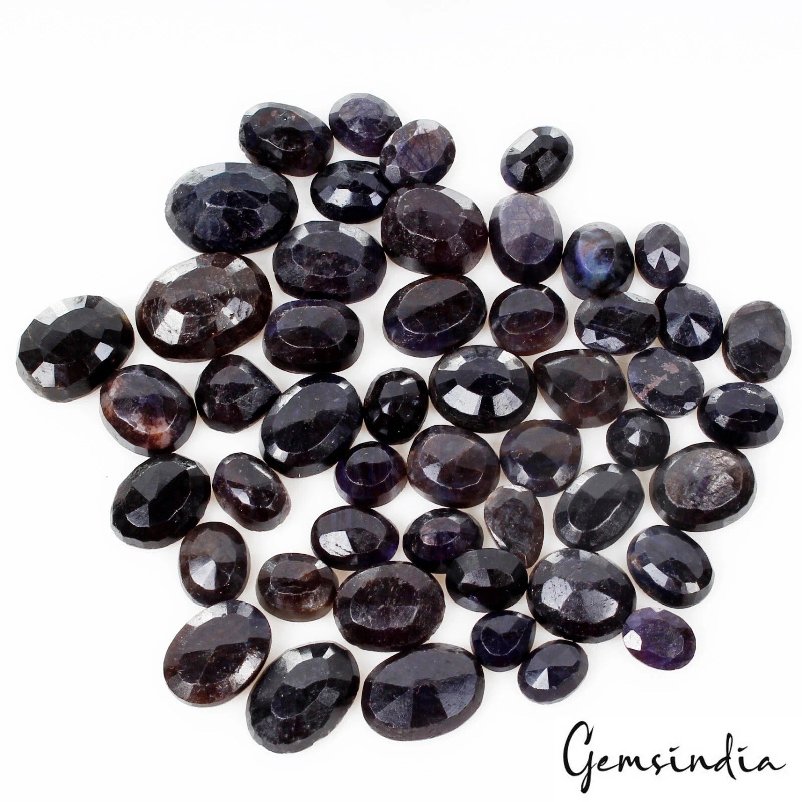Natural Blue Sapphire Oval Cut Faceted Loose Wholesale Gemstone Lot 249.30 Cts