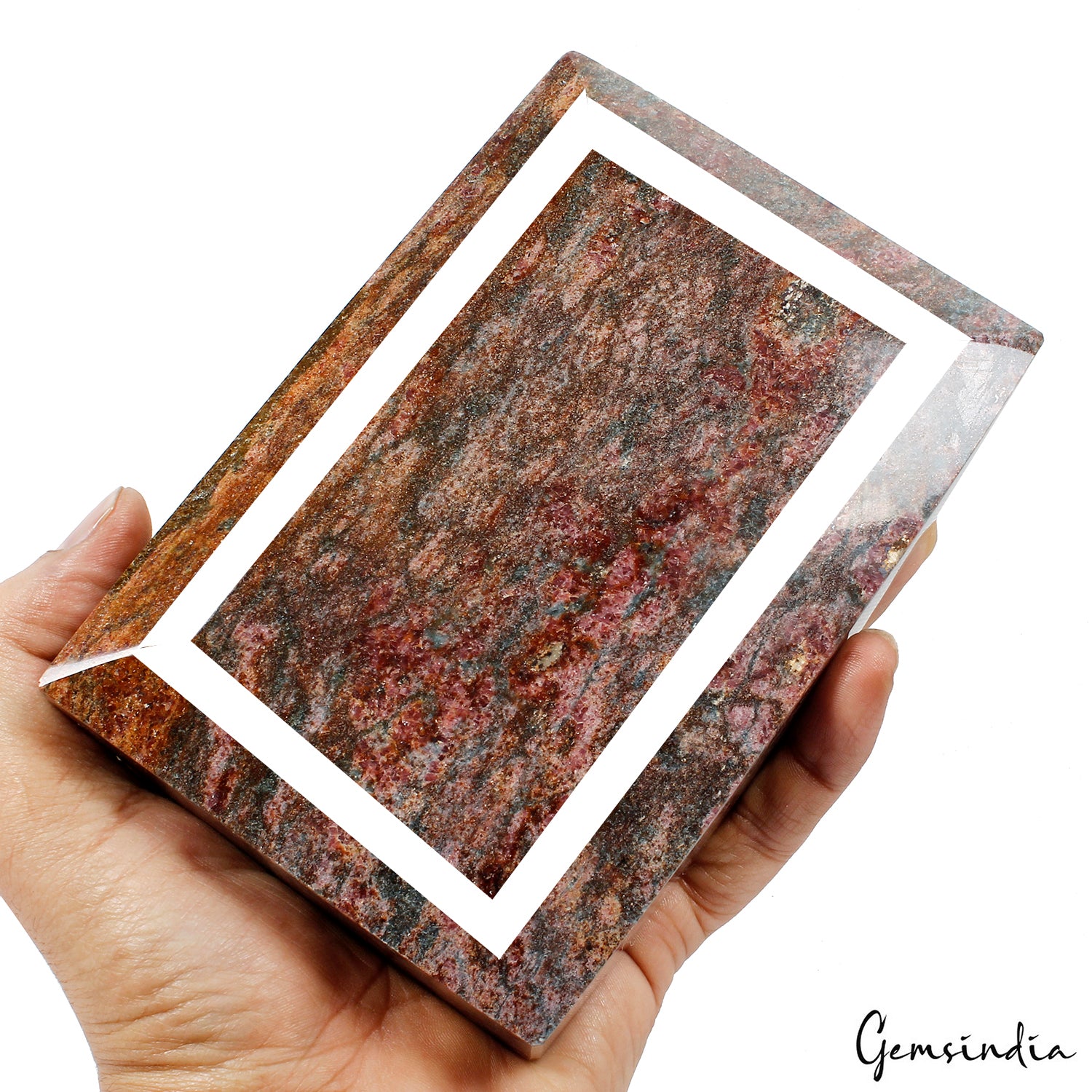 Ruby Loose Gemstone, Octagon Cut, Untreated — 6x4x2.5 Inches, 12500 Ct (2.5 Kg), Madagascar