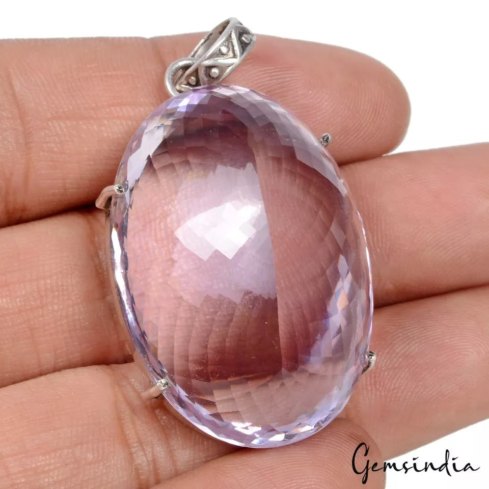 Amethyst Jewelry, Purple — 39x27x16 mm, 126.50 Ct (25.30 g)