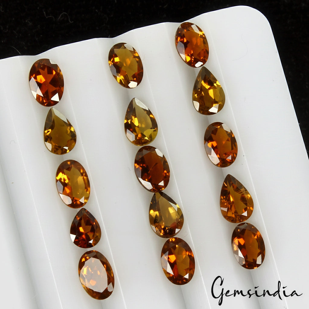 Dravite Tourmaline 6.30 Carats Mix Cut 4-6mm Natural Mozambique Gemstone 15 Pcs
