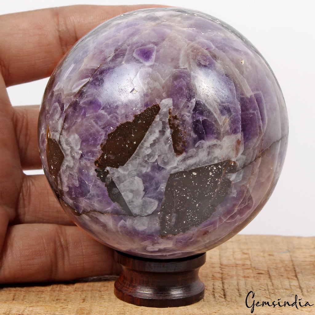 2580 Ct Natural Untreated Purple Amethyst Healing Crystal Mineral Gem With Stand