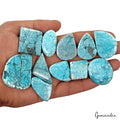 Turquoise Lot, Loose Gemstone, Blue — 11 Pieces, 24mm to 44mm, 610 Ct