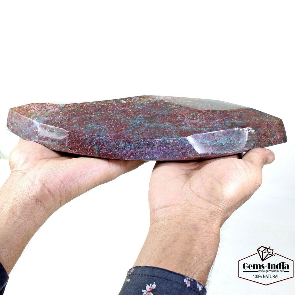 3.1 Kilo Natural Red Ruby Untreated Madagascar Marquise Large Gemstone W Stand