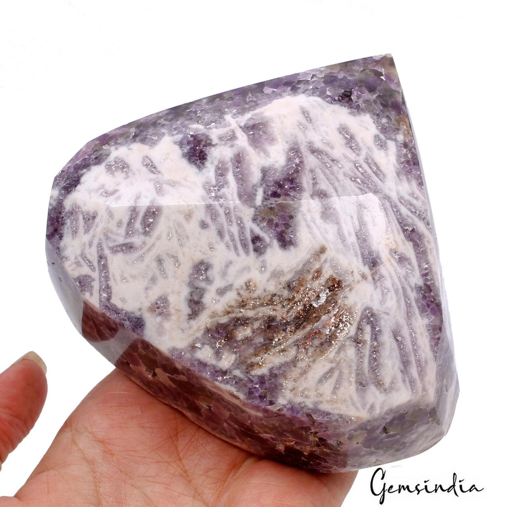 Amethyst Loose Gemstone — 4.2x4.5x2.4 Inch, 4500 Ct (900 g), Brazil