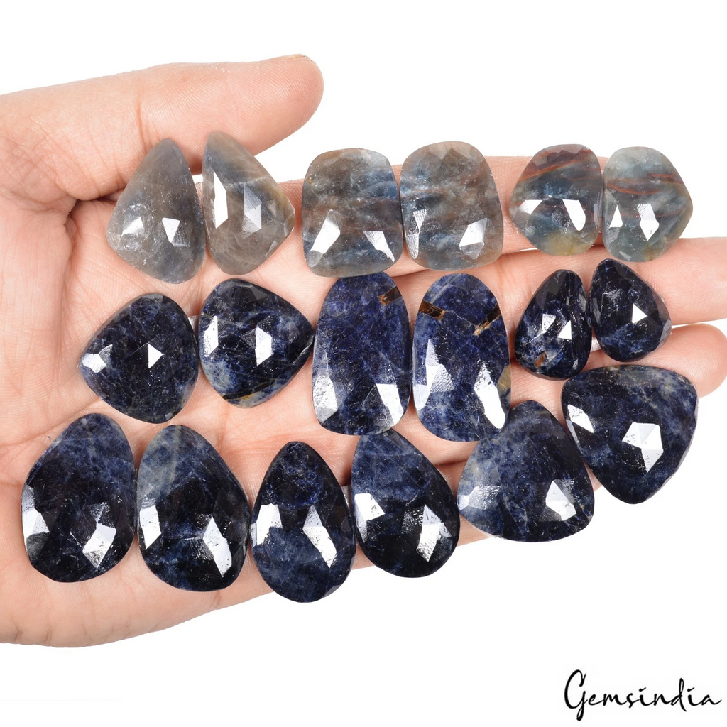 9 Pairs Lot Natural Sapphire Untreated/Unheated Rose Checker Cut Loose Gemstones
