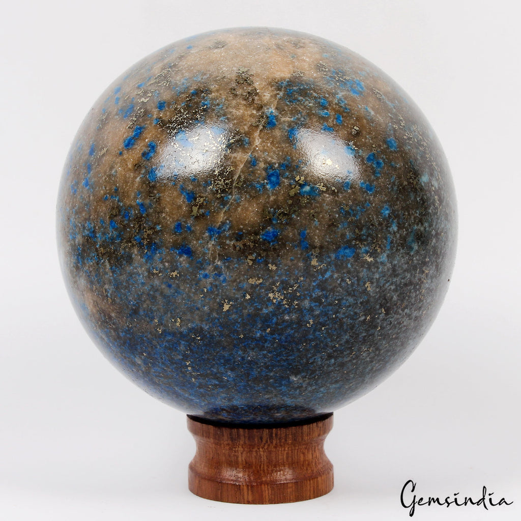 574g Lapis Lazuli Sphere Healing Crystal Natural Stone Ball Reiki Specimen~2.75"