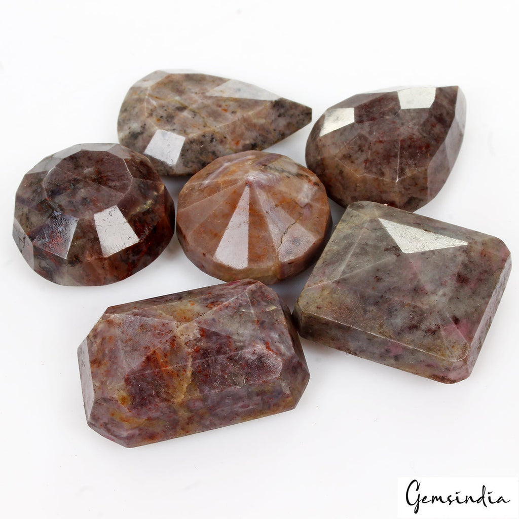 670 Cts Natural Ruby in Crystal Matrix Untreated Mix Cut Loose Earth Mined Gems