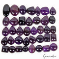 400 Ct Natural Untreated Purple Amethyst Mix Cab Loose Wholesale Gems Lot 38 Pcs