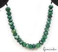 Emerald Beaded Strand, Green — 11mm to 14mm, 287.80 Ct, Brazil