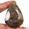 620 Ct Natural Untreated Brown Golden Sapphire Par Faceted Earth Mined Loose Gem