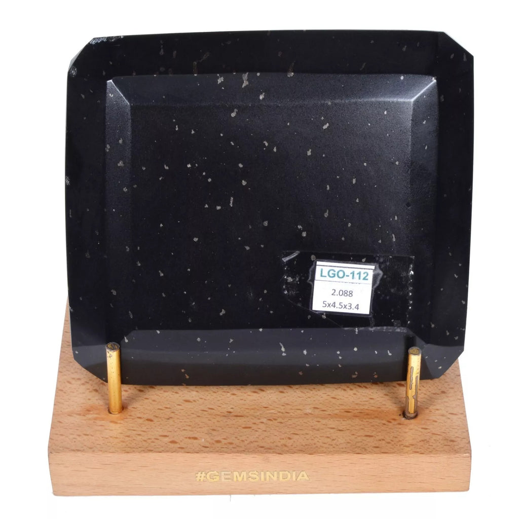 Obsidian Loose Gemstone, Untreated, Black — 5x4.5x3.4 Inch, 10440 Ct (2.088 Kg), Madagascar