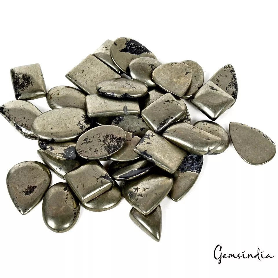 Wholesale Apache Gold Pyrite Gemstone Mix 36Pcs Bulk Lot 1500ct Jewelry Making