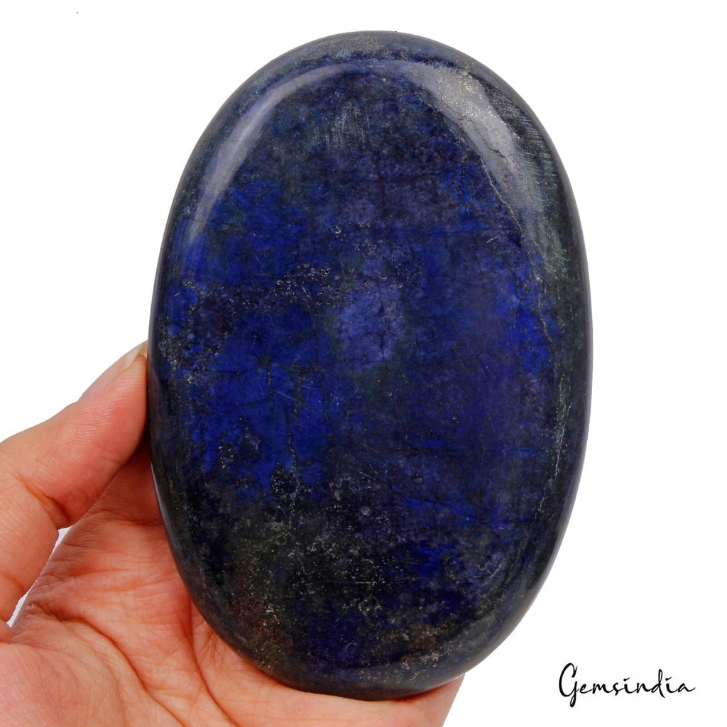 1100 Cts Natural Lapis Lazuli Huge Collectors Loose 107mm Oval Cabochon Gemstone